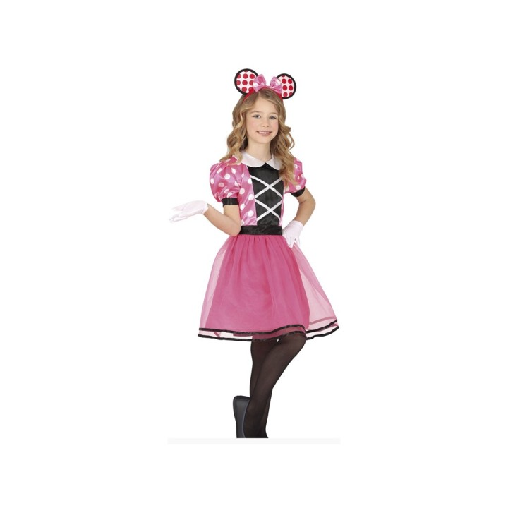 COSTUME TOPINA ROSA BIMBA 3- 4 ANNI