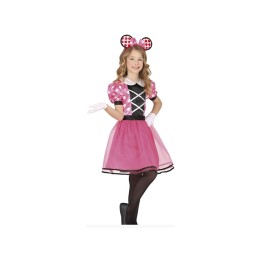 COSTUME TOPINA ROSA BIMBA 5-6 ANNI