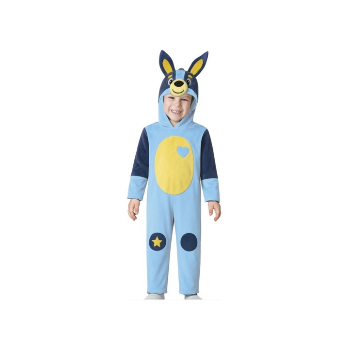 COSTUME CANE COLORATO BIMBO 3-4 ANNI
