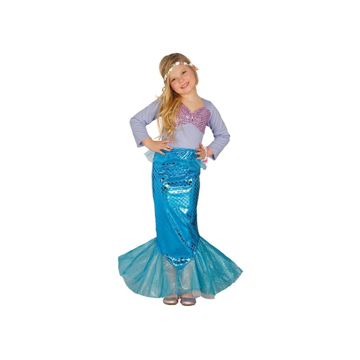 COSTUME SIRENA BIMBA 3-4 ANNI