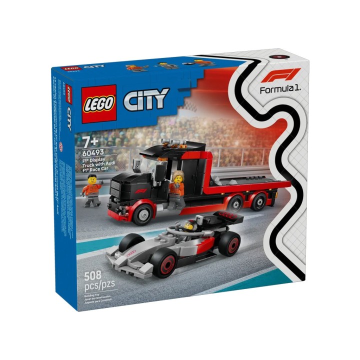 LEGO CITY TRUCK F1 CON AUTO AUDI F1 6049