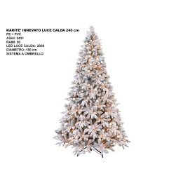 ALBERO KARITE' INNEVATO CM 240 CON LED