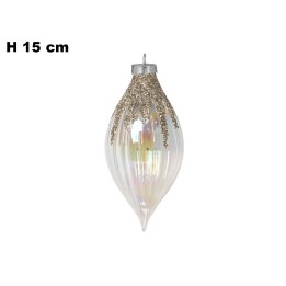 PENDENTE TRASPARENTE 15.5CM