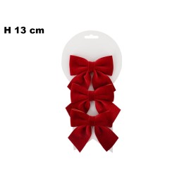 SET 3 FIOCCHI ROSSI CM 11x13