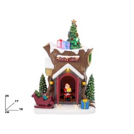 RIFUGIO BABBO NATALE CON LUCI E MUSICA