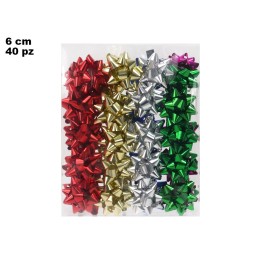 BOX COCCARDE COLORATE 40PZ 6CM