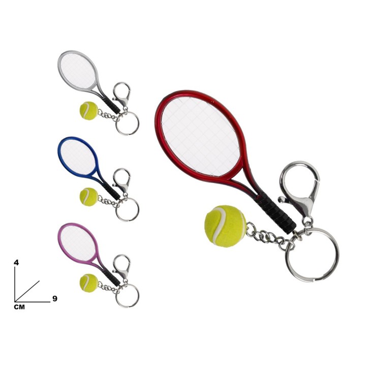 PORTACHIAVI RACCHETTA TENNIS