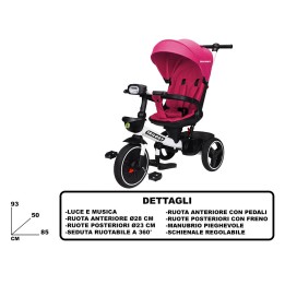 TRICICLO TRILOGY PINK