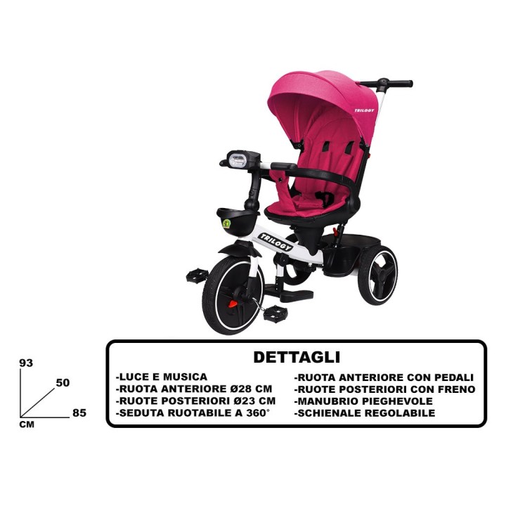 TRICICLO TRILOGY PINK