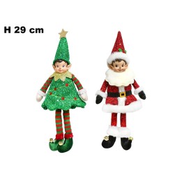 ELFO NATALIZIO DA APPENDERE 29CM