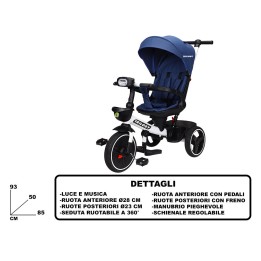 TRICICLO TRILOGY BLUE