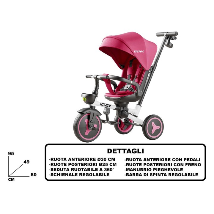 TRICICLO TICTOC PINK