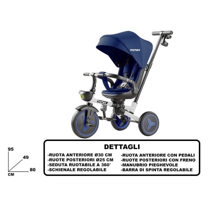TRICICLO TICTOC BLUE