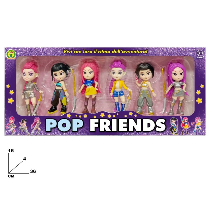 POP FRIENDS 6 PERSONAGGI