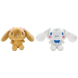 HELLO KITTY PELUCHE FLUFFY CINNAMON 18CM