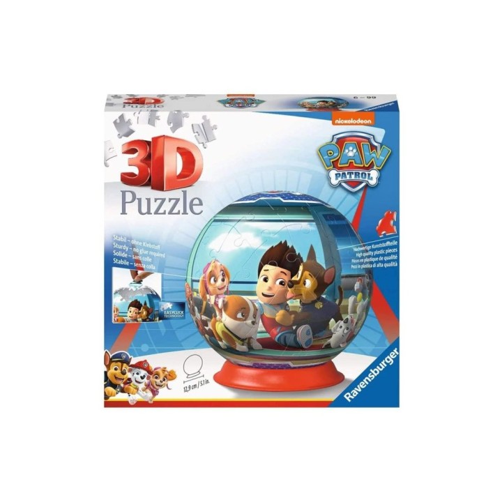 PUZZLE BALL 3D PAW PATROL 72PZ 12186