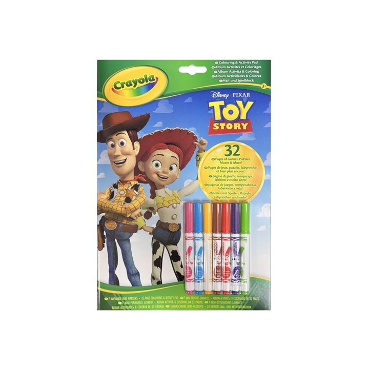 CRAYOLA ALBUM ATTIVITA' TOY STORY 7047