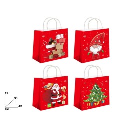 BUSTA ROSSA NATALIZIA 4 ASSORTITI
