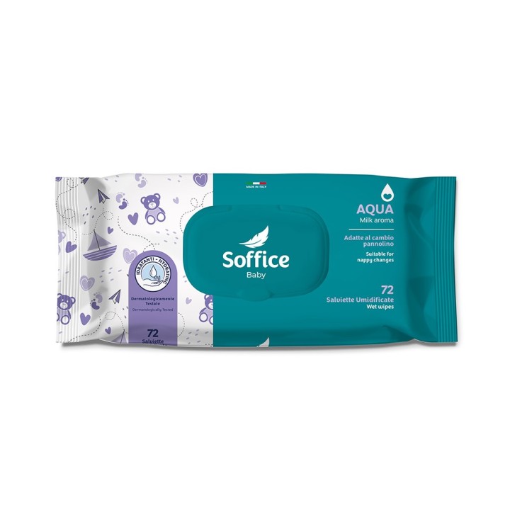 SOFFICE SALVIETTINE BABY AQUA 72PZ