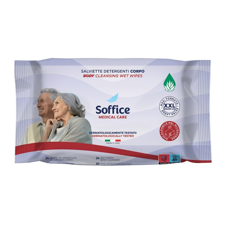 SOFFICE SALVIETTE MEDICAL CARE ADULTI 24