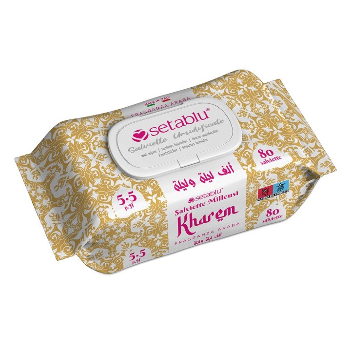 SALVIETTE MILLEUSI FRAGRANZA ARABA 80PZ