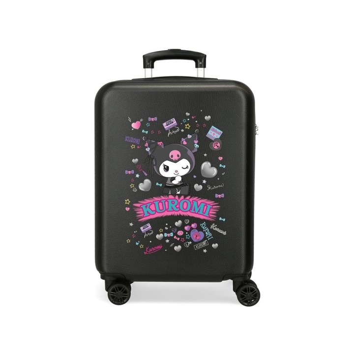 TROLLEY 55CM. 4R. KUROMI RETRO POP NERO