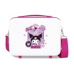 TROLLEY WONDER KUROMI BLANCO-FUCSIA