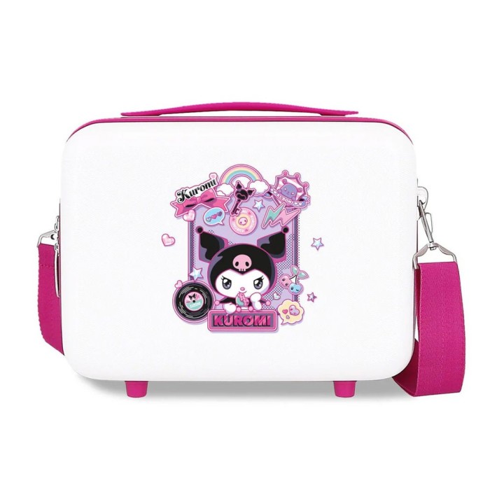 TROLLEY WONDER KUROMI BLANCO-FUCSIA