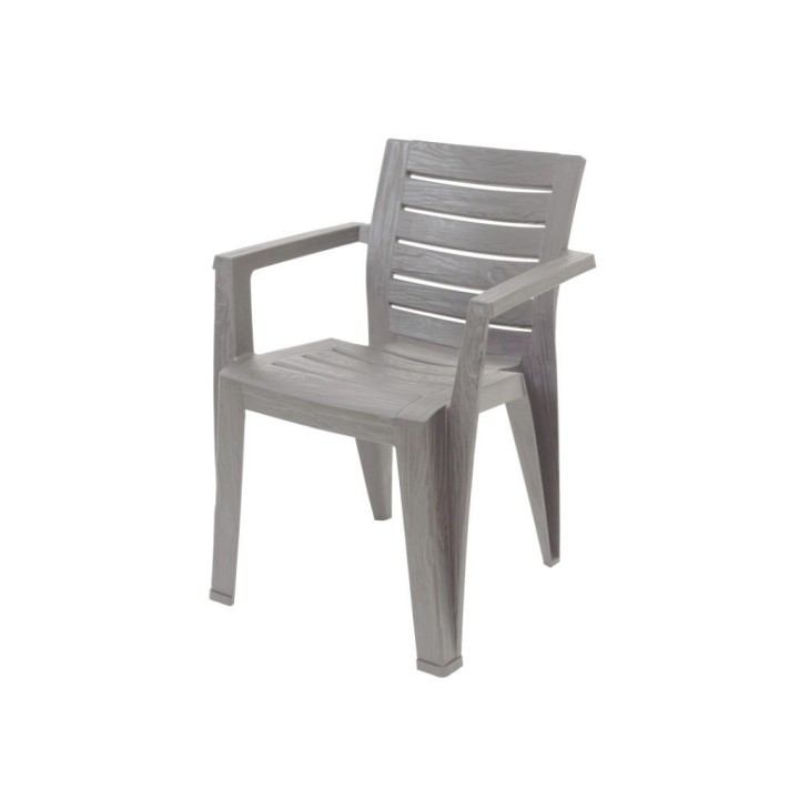 SEDIA MAREA GRIGIO TORTORA EFFETTO LEGNO