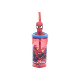SPIDERMAN BICCHIERE C/CANNUCCIA 360ML 83