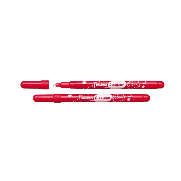 CARIOCA PLUS FINLINER 0,5 ROSSO
