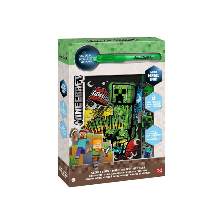 DIARIO C-PENNA MAGICA MINECRAFT MC00061