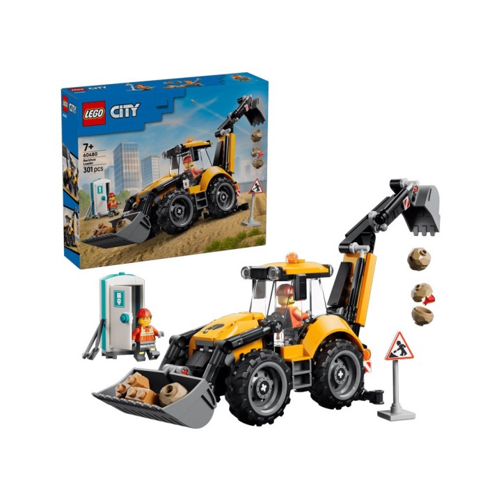 LEGO CITY SCAVATRICE CANTIERE GIALLA 604