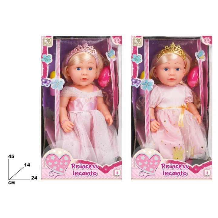 BAMBOLA PRINCESS INCANTO CM 45