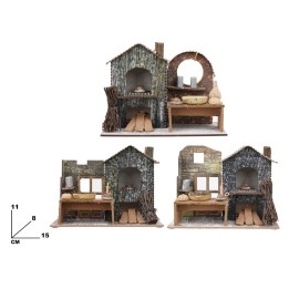 CASETTA PRESEPE 3 ASSORTITI 15.5*8*11.5C