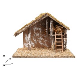 CAPANNA PER PRESEPE 31.5*16.5*23CM