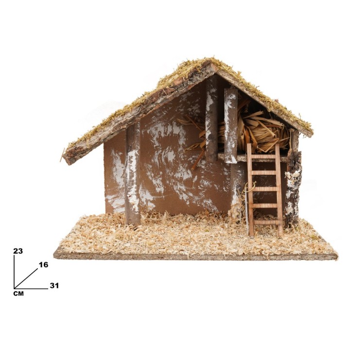 CAPANNA PER PRESEPE 31.5*16.5*23CM