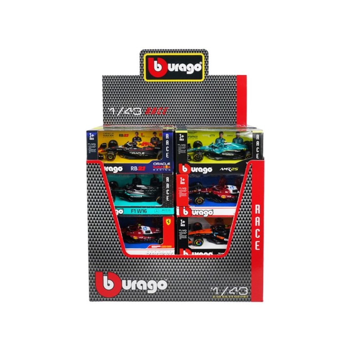 BURAGO F1 LIVERIES ASS. 1:43 18-60039