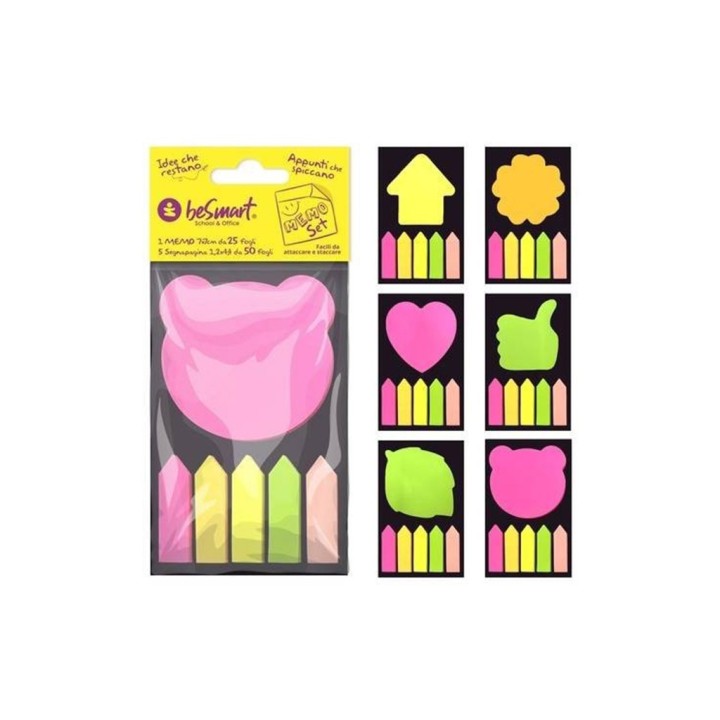 STICK NOTES +INDEX NEON 00340089