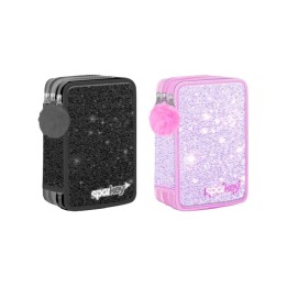 ASTUCCIO 3ZIP SPARKEY GLITTER ASS.