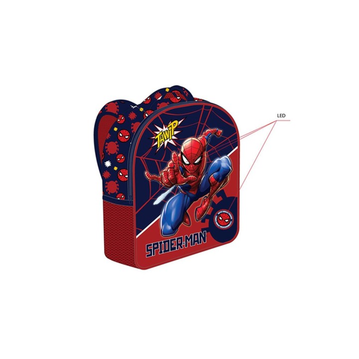 ZAINO ASILO LED SPIDERMAN 8002825