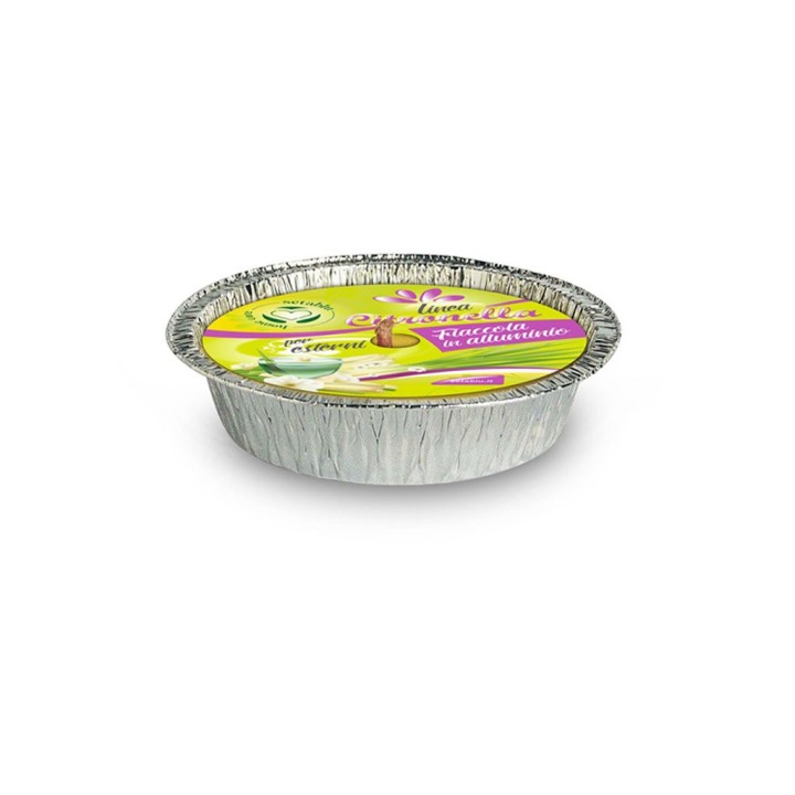 FIACCOLA CITRONELLA IN ALLUMINIO 12CM