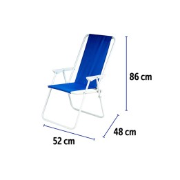 SEDIA RELAX AZZURRO OXF