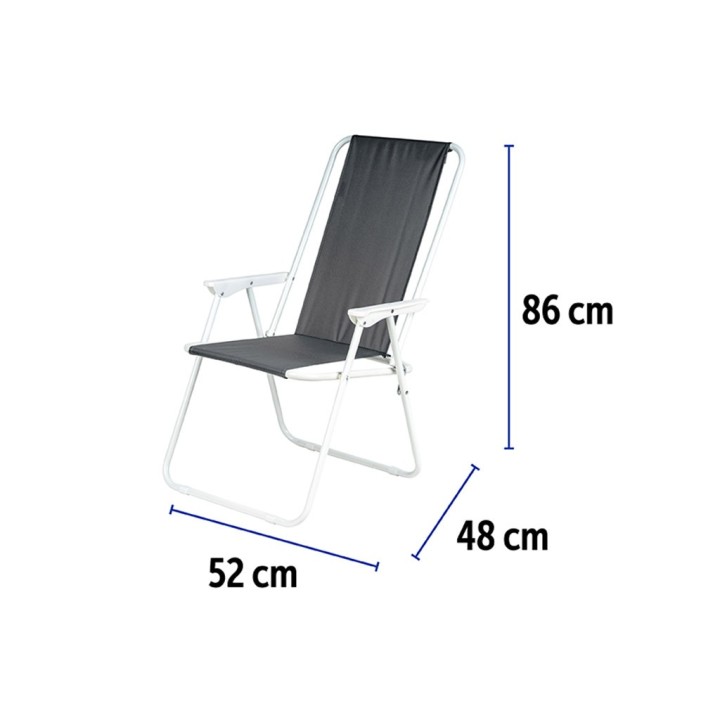 SEDIA RELAX GRIGIO OXF