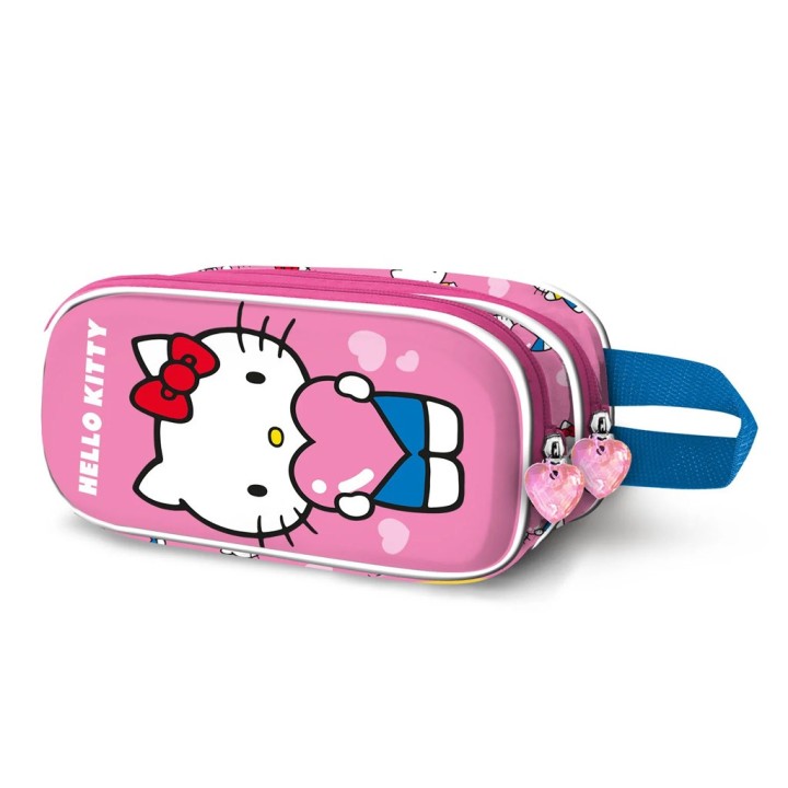ASTUCCIO DOPPIO 3D HELLO KITTY HEART