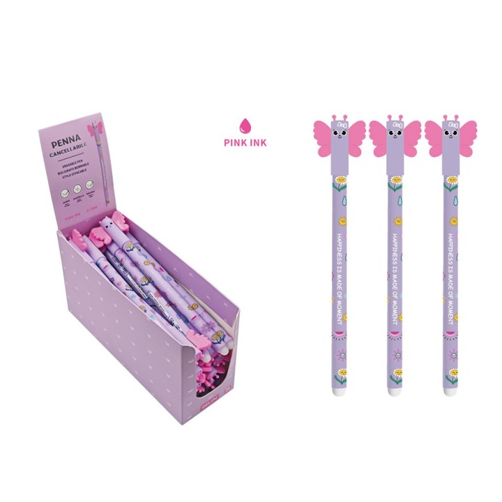 PENNA CANCELLABILE FARFALLA DE662416 (30