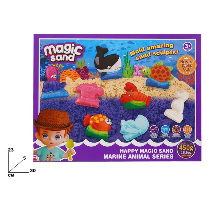 SABBIA MAGICA ANIMALI MARINI