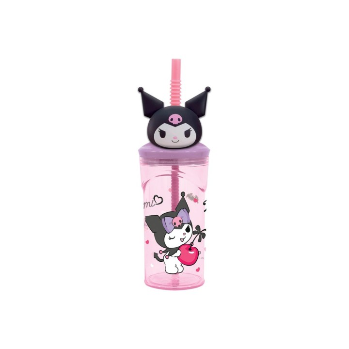 KUROMI BICCHIERE CON CANNUCCIA 3D 360ML