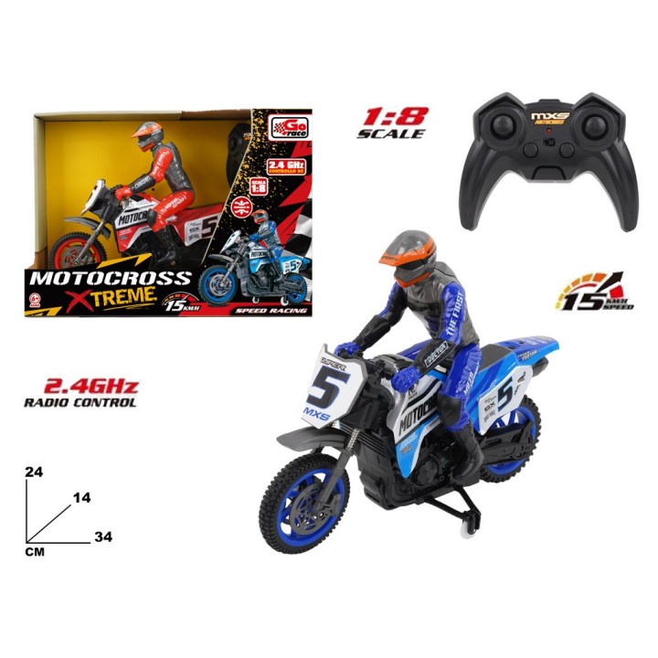 RC - MOTOCROSS XTREME SCALA-1-8