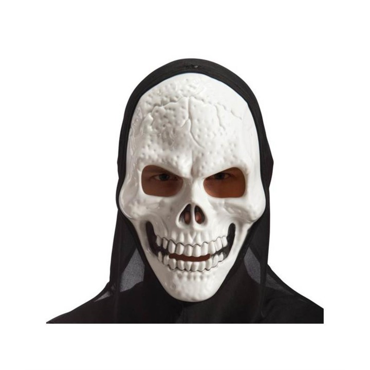 MASCHERA SCHELETRO CON CAPPUCCIO 01679